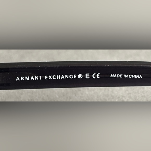 Armani Exchange AX 3008 Black Eyeglasses Frames 49-15-135 - Picture 5 of 6
